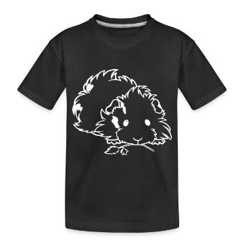 Hund Dog - Kinder Premium Bio T-Shirt - Schwarz - Vorne