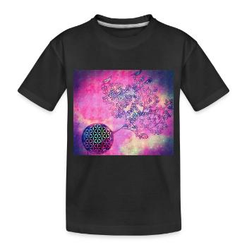 Persian Tree of Life No. 3 - Kids' Premium Organic T-Shirt - black - Front