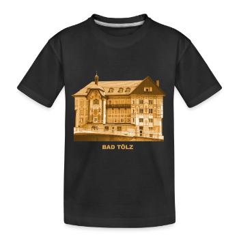 Bad Tölz, Marienstift, Kruglederer, Upper Bavaria, Bavaria - Kids' Premium Organic T-Shirt - black - Front