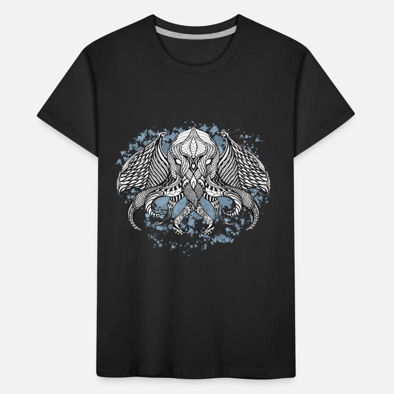 Cthulhu blæk Børne premium T-shirt økologisk