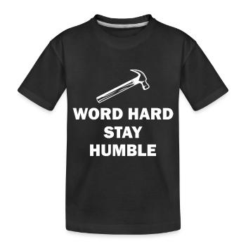 Artisan bricoleur Artisan Artisan Outil Construction - T-shirt bio Premium Enfant - noir - Devant