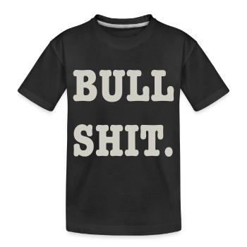 Des conneries - T-shirt bio Premium Enfant - noir - Devant