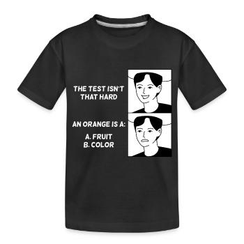 Une conception de test robuste pour les jeunes Pinoys fiers - T-shirt bio Premium Enfant - noir - Devant
