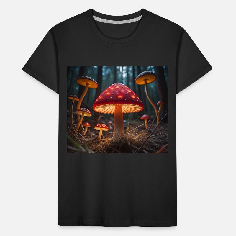 Glowing Toadstools Kids' Premium Organic T-Shirt