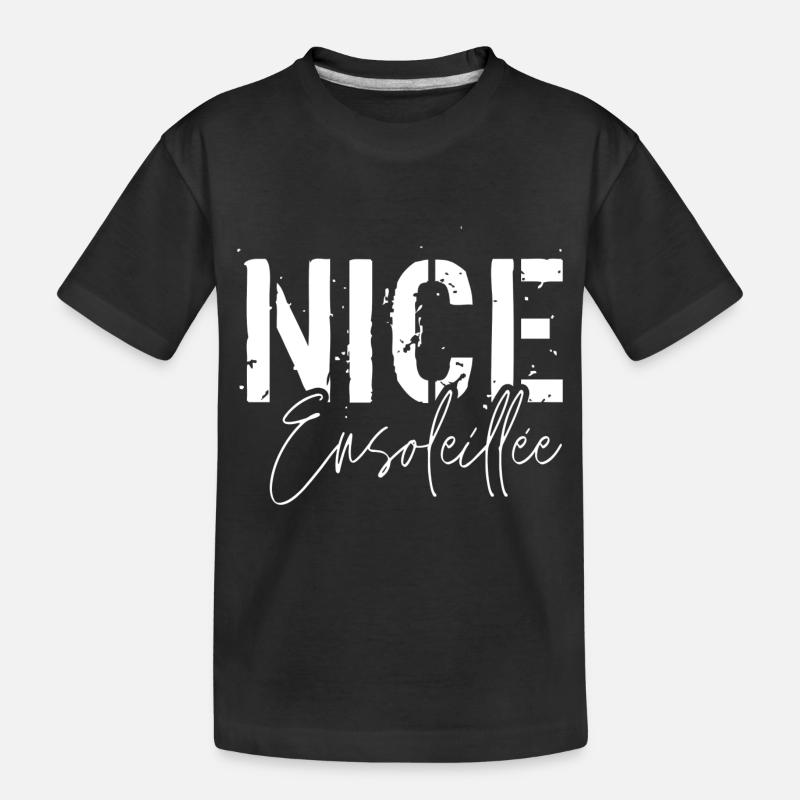 Nice Ensoleillée - T-shirt bio Premium Enfant - noir