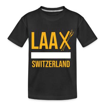 Laax Dream Resort Graubünden Laax - Kids' Premium Organic T-Shirt - black - Front