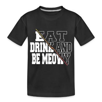 dino dinosaurs comic fun present dinosaur lover - Kinder Premium Bio T-Shirt - Schwarz - Vorne
