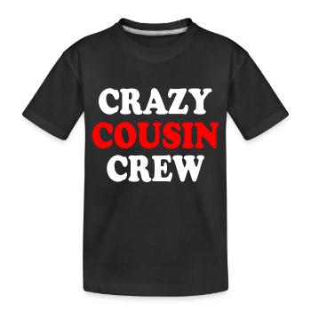 Crazy cousin crew - T-shirt bio Premium Enfant - noir - Devant