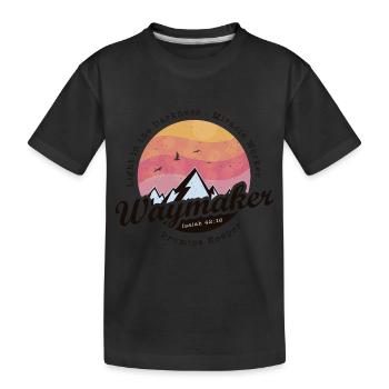 Vintage Waymaker promesse gardien Miracle Worker - T-shirt bio Premium Enfant - noir - Devant