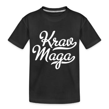 Krav Maga - T-shirt bio Premium Enfant - noir - Devant