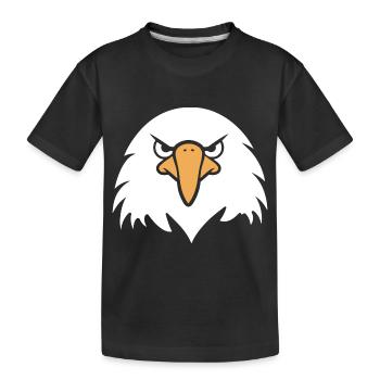 Eagle Bird - Kids' Premium Organic T-Shirt - black - Front