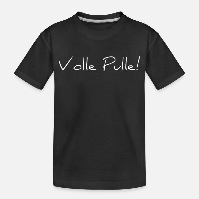 Volle Pulle! - Kinder Premium Bio T-Shirt - Schwarz