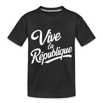 Vive la République - T-shirt bio Premium Enfant - noir - Devant