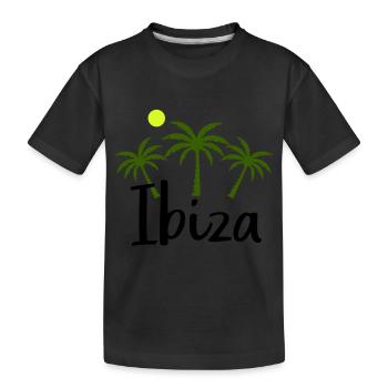 Ibiza - T-shirt bio Premium Enfant - noir - Devant