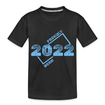 Idée cadeau 2022 - T-shirt bio Premium Enfant - noir - Devant