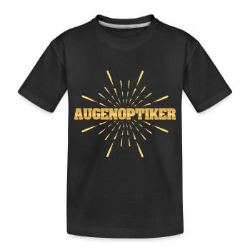 Métier Opticien - T-shirt bio Premium Enfant - noir - Devant