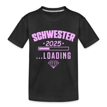 Sister 2025 Chargement - T-shirt bio Premium Enfant - noir - Devant
