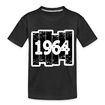 1964 - Kids' Premium Organic T-Shirt - black - Front