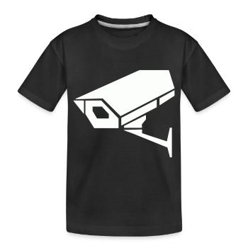 Caméra de surveillance - T-shirt bio Premium Enfant - noir - Devant