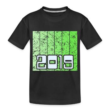2019 - Kids' Premium Organic T-Shirt - black - Front