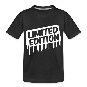 Limited Edition - Kids' Premium Organic T-Shirt - black - Front