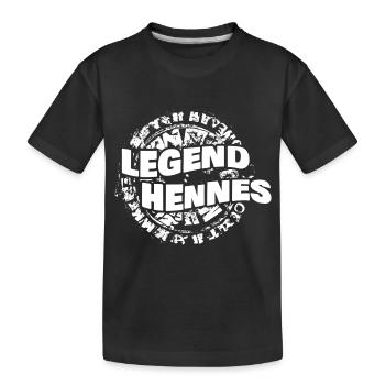 Hennes - Kinder Premium Bio T-Shirt - Schwarz - Vorne