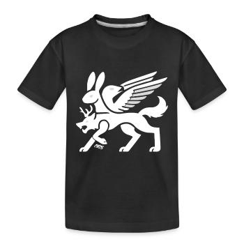 Wolpertinger - T-shirt bio Premium Enfant - noir - Devant