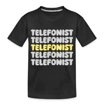 Emploi Opérateur téléphonique - T-shirt bio Premium Enfant - noir - Devant