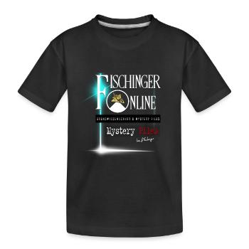 Fischinger Online en grand avec Mystery Files | abrégé - T-shirt bio Premium Enfant - noir - Devant