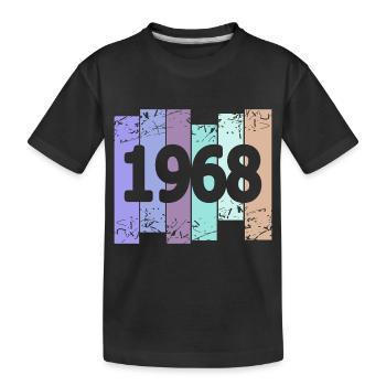 1968 - Kids' Premium Organic T-Shirt - black - Front