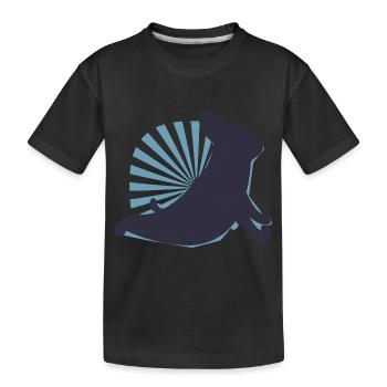 3441 dogyogaTshirt PR t-shirt - T-shirt bio Premium Enfant - noir - Devant