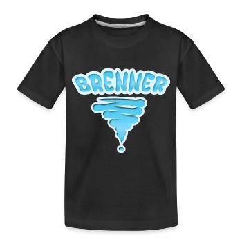 Geschenk für Brenner - Kinder Premium Bio T-Shirt - Schwarz - Vorne