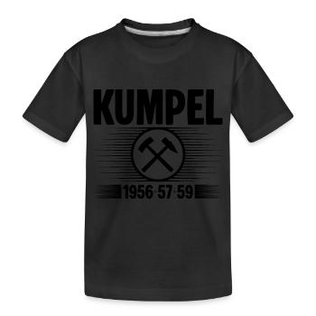 Erzgebirge Kumpel - Kinder Premium Bio T-Shirt - Schwarz - Vorne