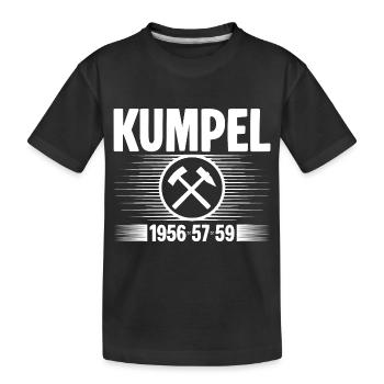 Erzgebirge Kumpel - Kinder Premium Bio T-Shirt - Schwarz - Vorne
