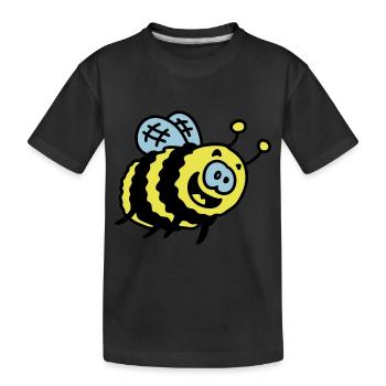 bourdon drôle 3 - T-shirt bio Premium Enfant - noir - Devant