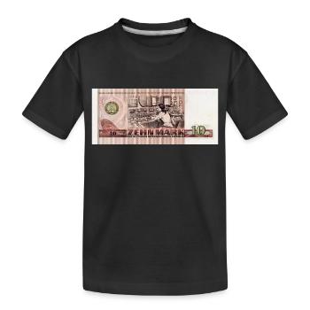 10 mark de la RDA - T-shirt bio Premium Enfant - noir - Devant