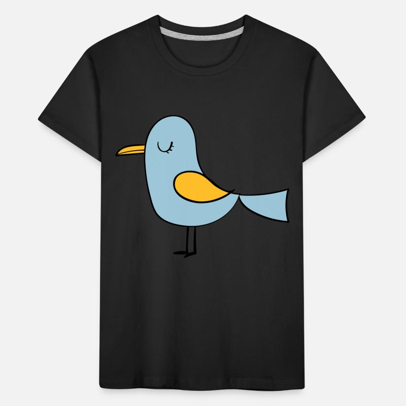 Vogel Kinder Premium Bio T-Shirt