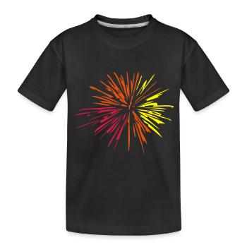 feu artifice - T-shirt bio Premium Enfant - noir - Devant
