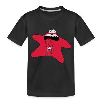 monster - Kinder Premium Bio T-Shirt - Schwarz - Vorne