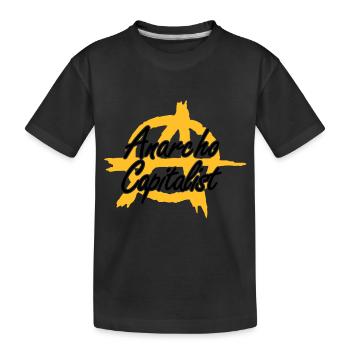 (Anarcho-) Capitalism 2 - Kinder Premium Bio T-Shirt - Schwarz - Vorne