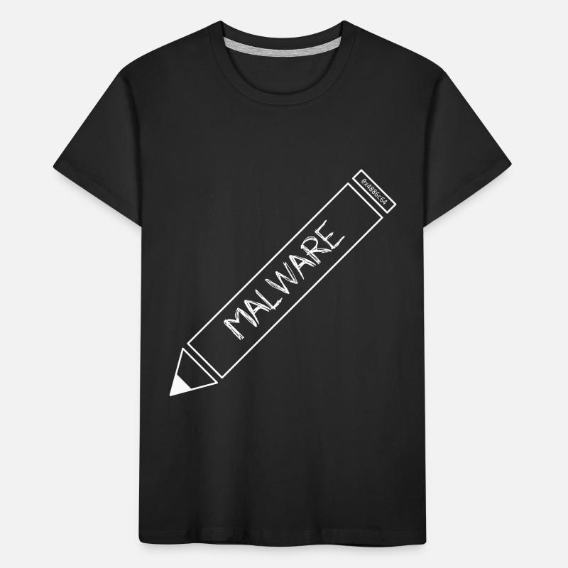Malware Nerd Computer T-Shirt Kids' Premium Organic T-Shirt