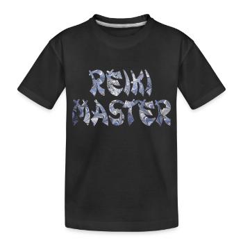 maître reiki e 44 - T-shirt bio Premium Enfant - noir - Devant