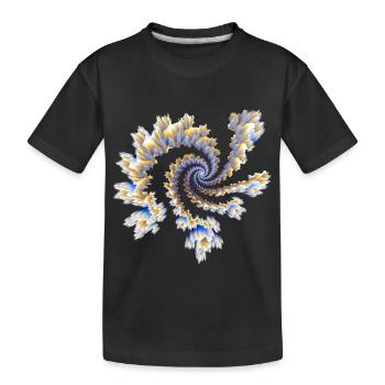 Fractale Explosion - T-shirt bio Premium Enfant - noir - Devant