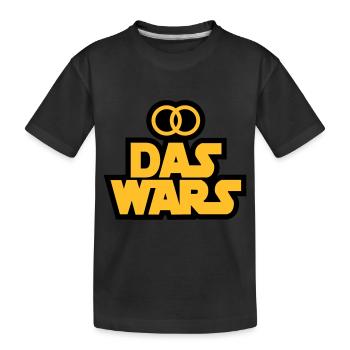 Das Wars - Kinder Premium Bio T-Shirt - Schwarz - Vorne