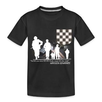 HRVATSKA VOJSKA - Kinder Premium Bio T-Shirt - Schwarz - Vorne