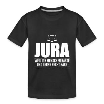 Anwalt - Kinder Premium Bio T-Shirt - Schwarz - Vorne