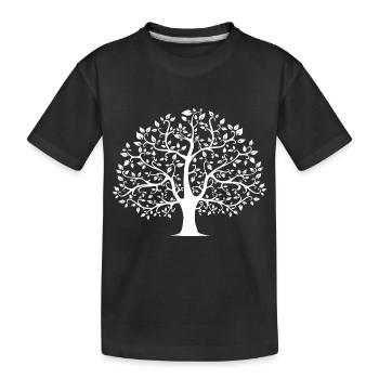 arbre - T-shirt bio Premium Enfant - noir - Devant