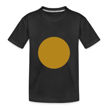Circle Gold - Kids' Premium Organic T-Shirt - black - Front