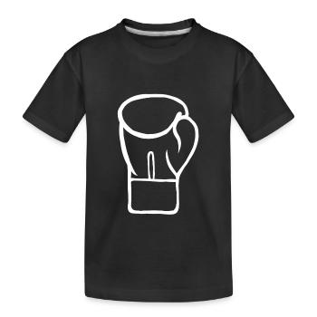 Gants de boxe Boxer Boxer Boxer Gants de boxe Sports de combat - T-shirt bio Premium Enfant - noir - Devant