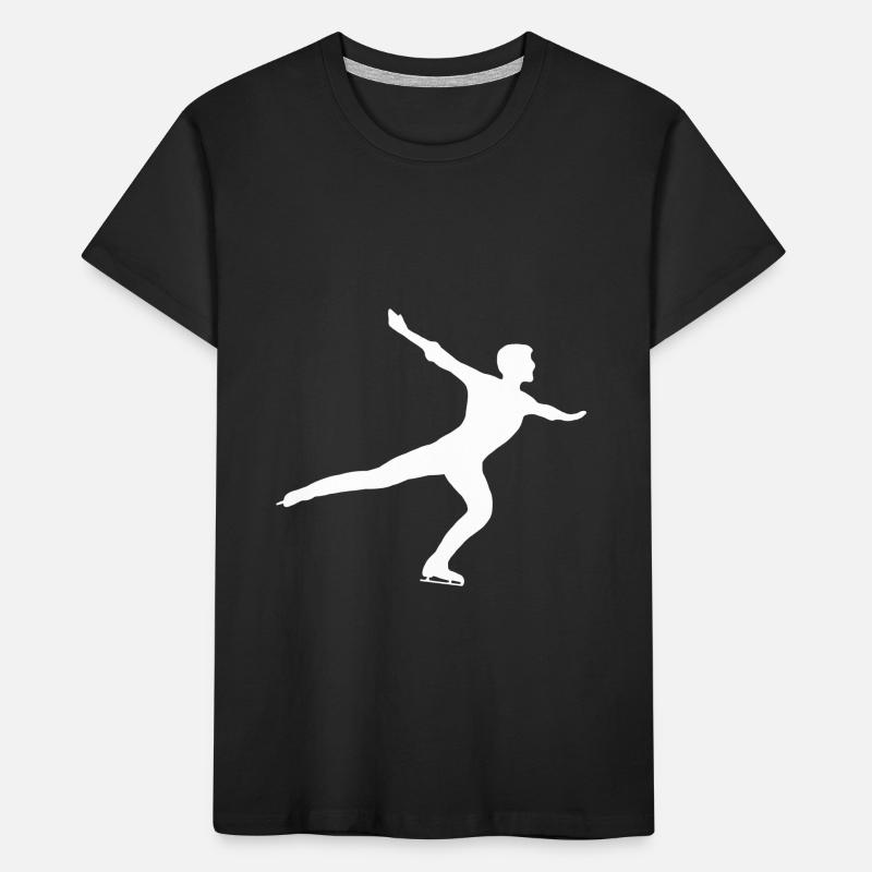 Schlittschuh Eislauf Eiskunstlauf Eiskunstlaufe Kinder Premium Bio T-Shirt